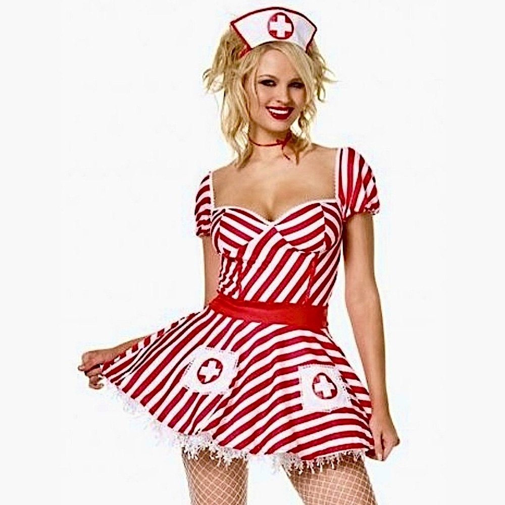 Leg Avenue Halloween Costume Candy Striper 🍭